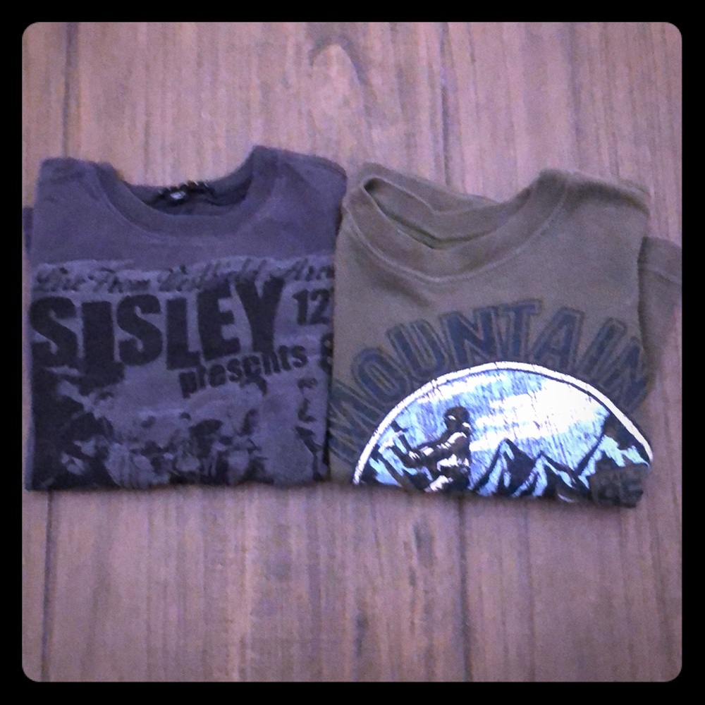 Two shirts, one Sisley one Oshkosh